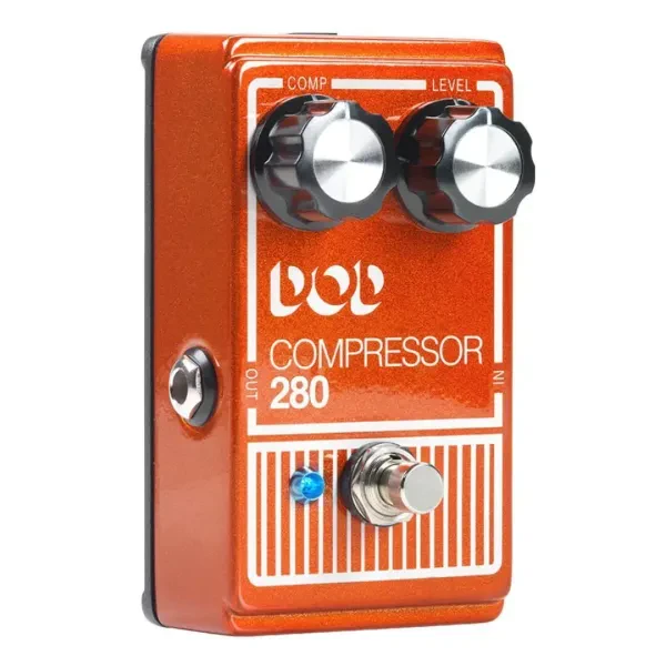 DigiTech DOD 280 Orange Compressor Optical Effects Pedal with True Bypass