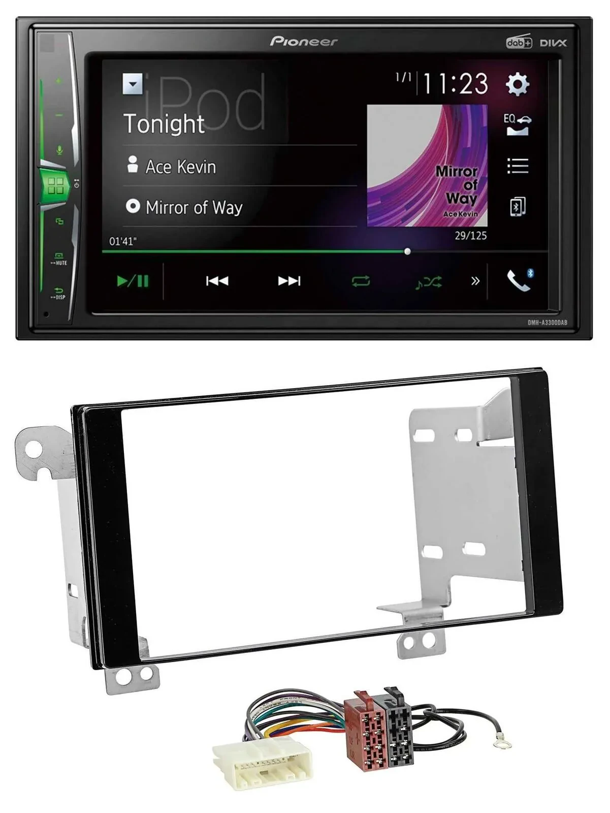 Pioneer 2DIN MP3 DAB USB Bluetooth Autoradio für Subaru Forester Impreza XV ab 1