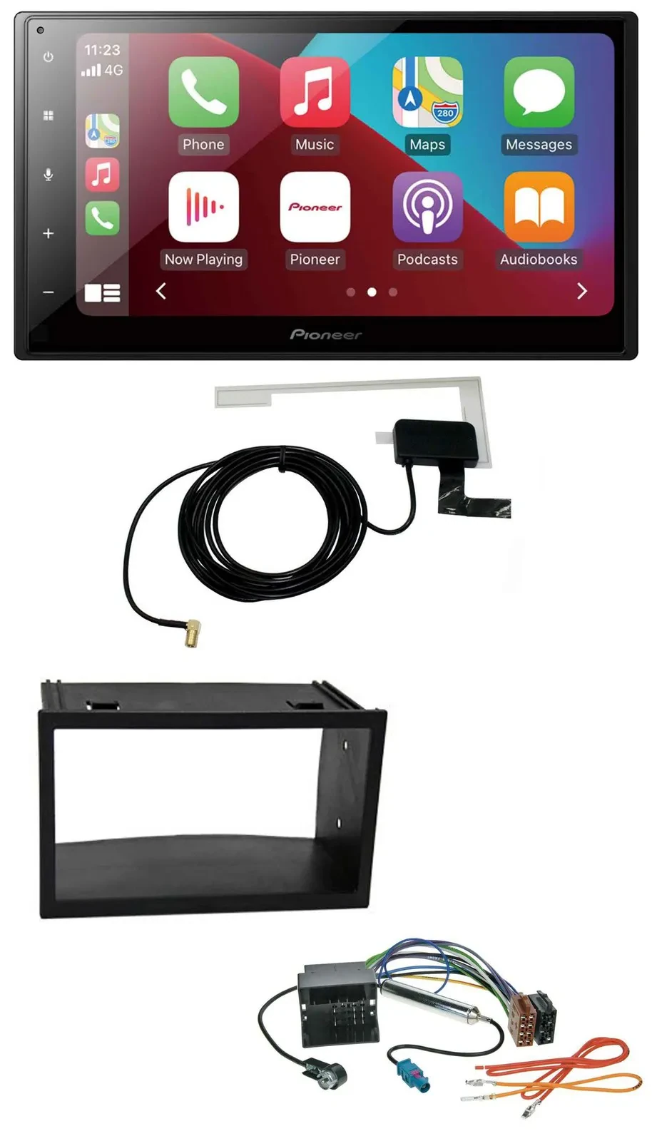 Автомагнитола для VW Golf IV/Polo/Passat/T4/Fox Pioneer 2-DIN, USB, Bluetooth, DAB, MP3