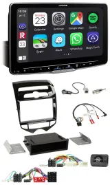 Автомагнитола Alpine Bluetooth USB DAB для Hyundai ix20 (с 2010), для авто с автоматическим климат-контролем
