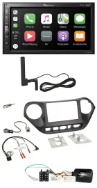 Pioneer USB 2DIN Bluetooth DAB Lenkrad Autoradio für Hyundai i10 ab 2014