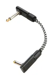 Патч-кабель инструментальный Rockcable RBO CAB PC F 10 SPT Salt&Pepper Tweed Series Flat 0.1 м