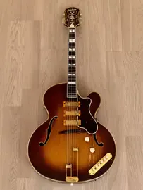 Электрогитара полуакустическая Epiphone Zephyr Emperor Regent Archtop SSS Sunburst w/case USA 1953