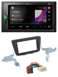 Pioneer 2DIN MP3 DAB USB Bluetooth Autoradio für Suzuki Baleno EW ab 2016