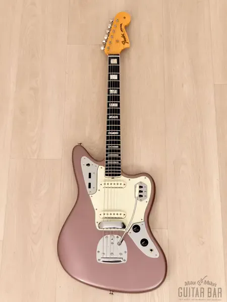 Электрогитара Fender 50th Anniversary Jaguar SS Burgundy Mist Lacquer w/case USA 2012