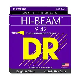 Струны для электрогитары DR Strings LTR-9 Hi-Beam 9-42