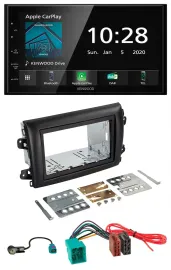 Kenwood Bluetooth MP3 DAB USB 2DIN Autoradio für Fiat Ducato Serie 8 ab 2021