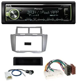 Автомагнитола для Toyota Yaris (2007–2011) Pioneer DAB, USB, MP3, AUX, CD