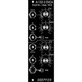 Модульный студийный синтезатор Doepfer A-132-3V Dual linear / exponential VCA Vintage Edition - VCA Modular Syn