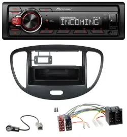 Pioneer Bluetooth USB DAB MP3 Autoradio für Hyundai i10 (2008-2013) schwarz