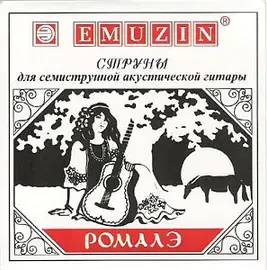 Струны для 7-струнной акустической гитары Emuzin Ромалэ / 7РОМ