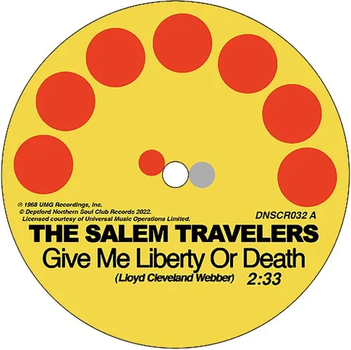 Виниловая пластинка Salem Travelers - Tell It Like It Is/give Me Liberty Or Death [New 7" Vinyl]