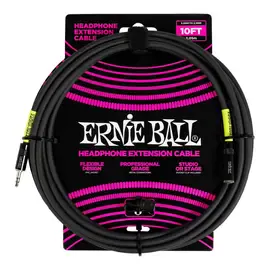 Коммутационный кабель Ernie Ball 6424 Black 3.05 м