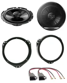 Pioneer 300Watt 2-Wege 16,5cm Lautsprecher für Opel Meriva Astra Calibra Omega V