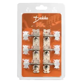 Колки гитарные для акустической гитары ROCKET PA-21Nickel на планке, никель