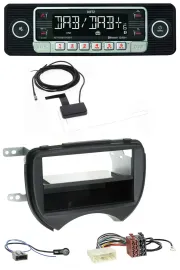 Автомагнитола для Nissan Micra K13 2010–2013 Dietz DAB, Bluetooth, USB, MP3, черный