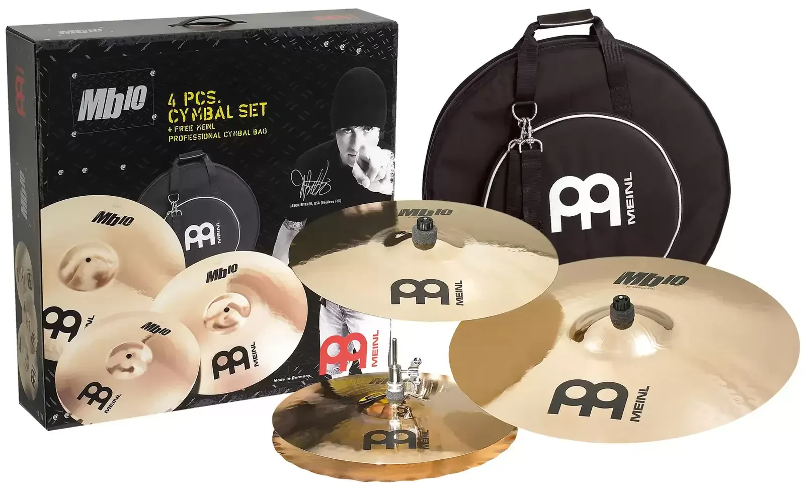 Набор тарелок для барабанов MEINL MB10 14/16/20 с чехлом