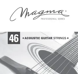 Струна одиночная для акустической гитары Magma Strings GA046G Gold Alloy 85/15 046
