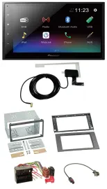 Pioneer DAB MP3 Bluetooth 2DIN USB Autoradio für Ford Fiesta Focus 04-08 anthraz