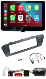 Kenwood Lenkrad USB DAB Bluetooth Autoradio für Renault Grand Scenic ISO ab 2009