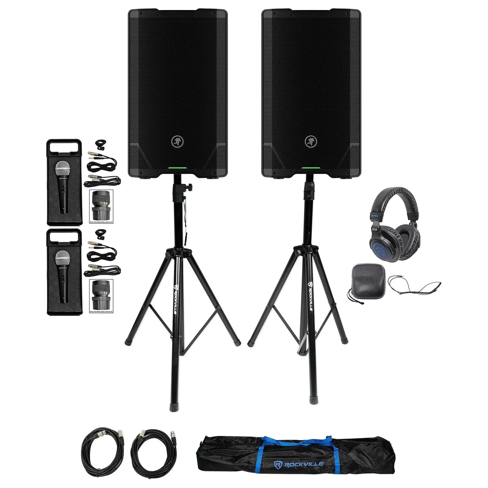 Активная акустическая система Mackie SRT212 Black с аксессуарами (пара)