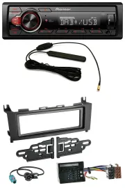 Автомагнитола для Mercedes GLK (2008–2012) Pioneer 1DIN, DAB, USB, AUX, MP3
