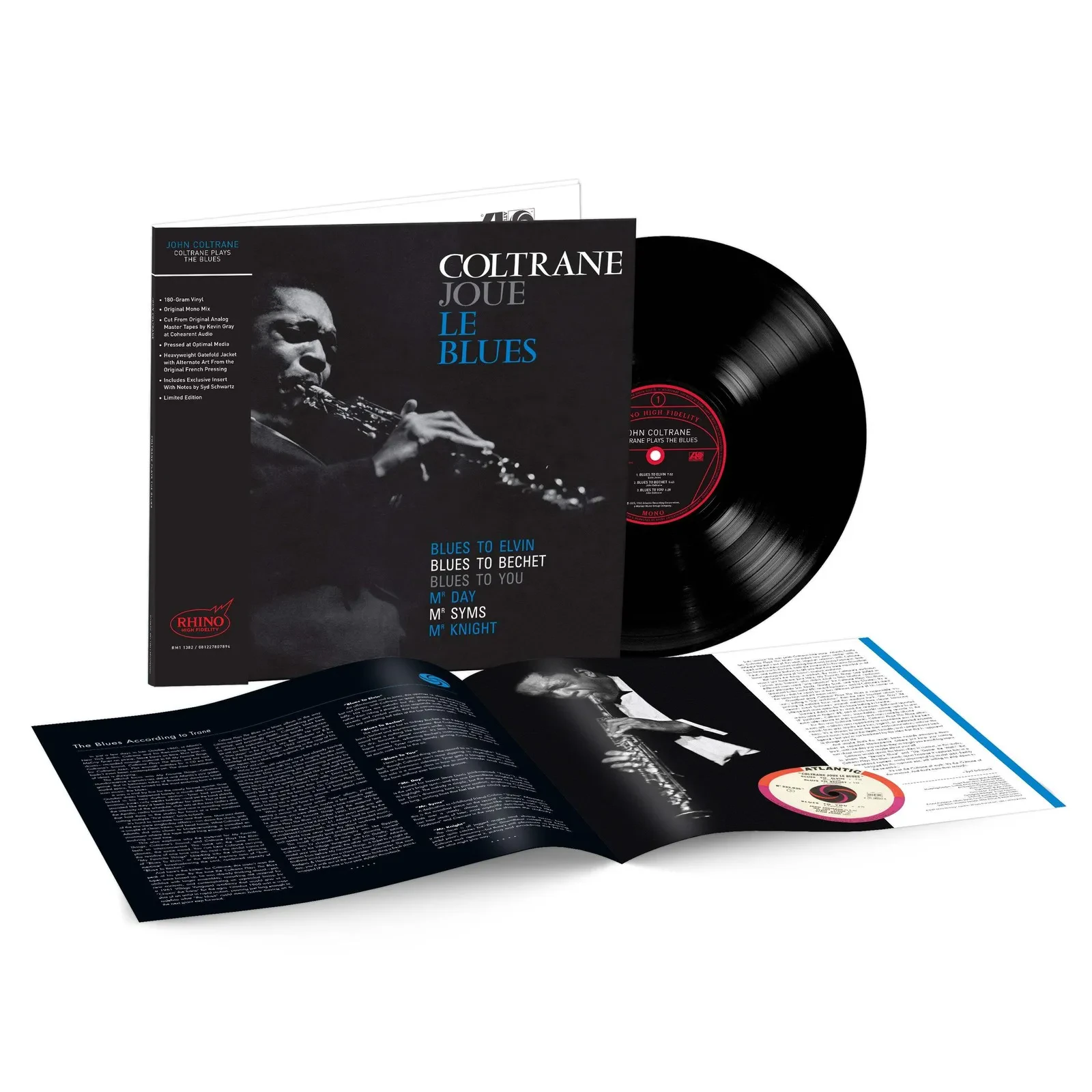 Виниловая пластинка John Coltrane – Coltrane Plays The Blues (Релиз 2026)