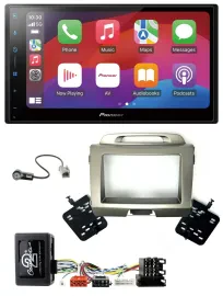 Автомагнитола для Kia Sportage 3 Pioneer 2DIN, DAB, Bluetooth, USB, навигация (2010–2015)