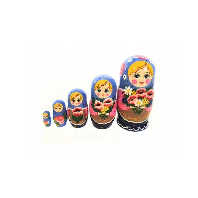 Матрешка Хохлома LHM10196 Poppy Bouquet