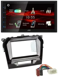 Автомагнитола JVC 2-DIN USB, Bluetooth, MP3, DAB для Suzuki Vitara (с 2015)