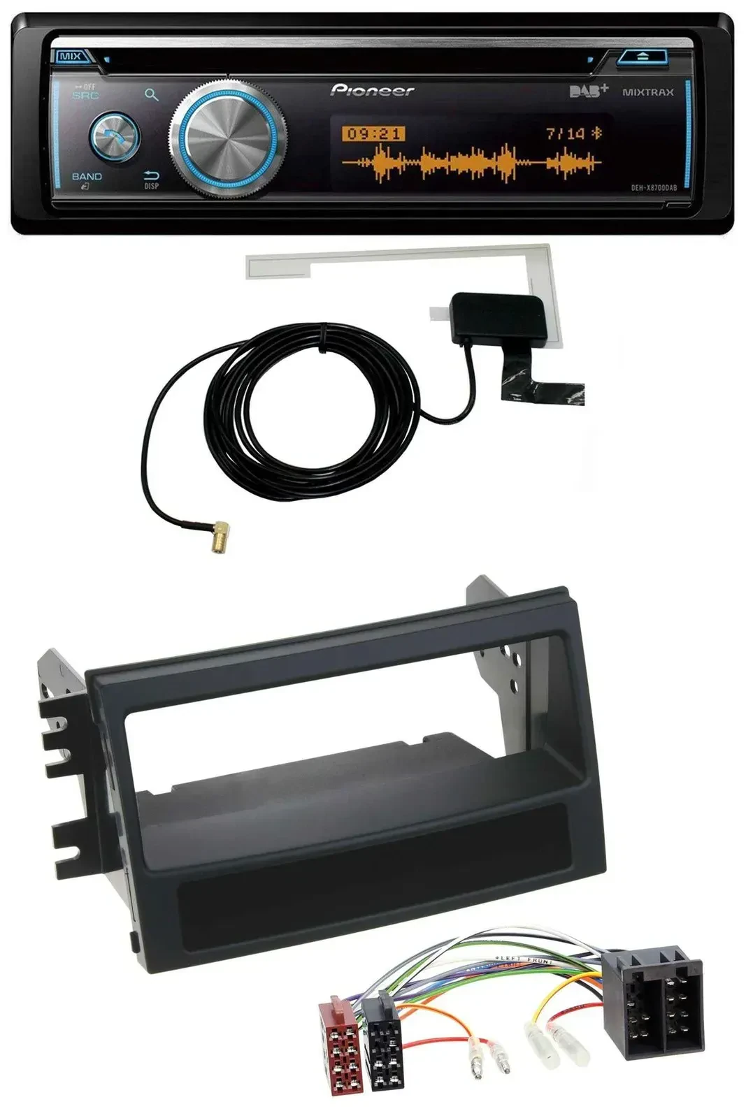 Автомагнитола для Kia Soul (AM, 2008–2011) Pioneer Bluetooth DAB CD USB MP3