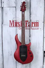 Электрогитара Sterling Music Man John Petrucci Majesty Ice Crimson Red с чехлом