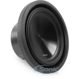 ALPINE 1000W 10" SWT Series Single 2-ohm Shallow Mount Car Subwoofer | SWT-10S2