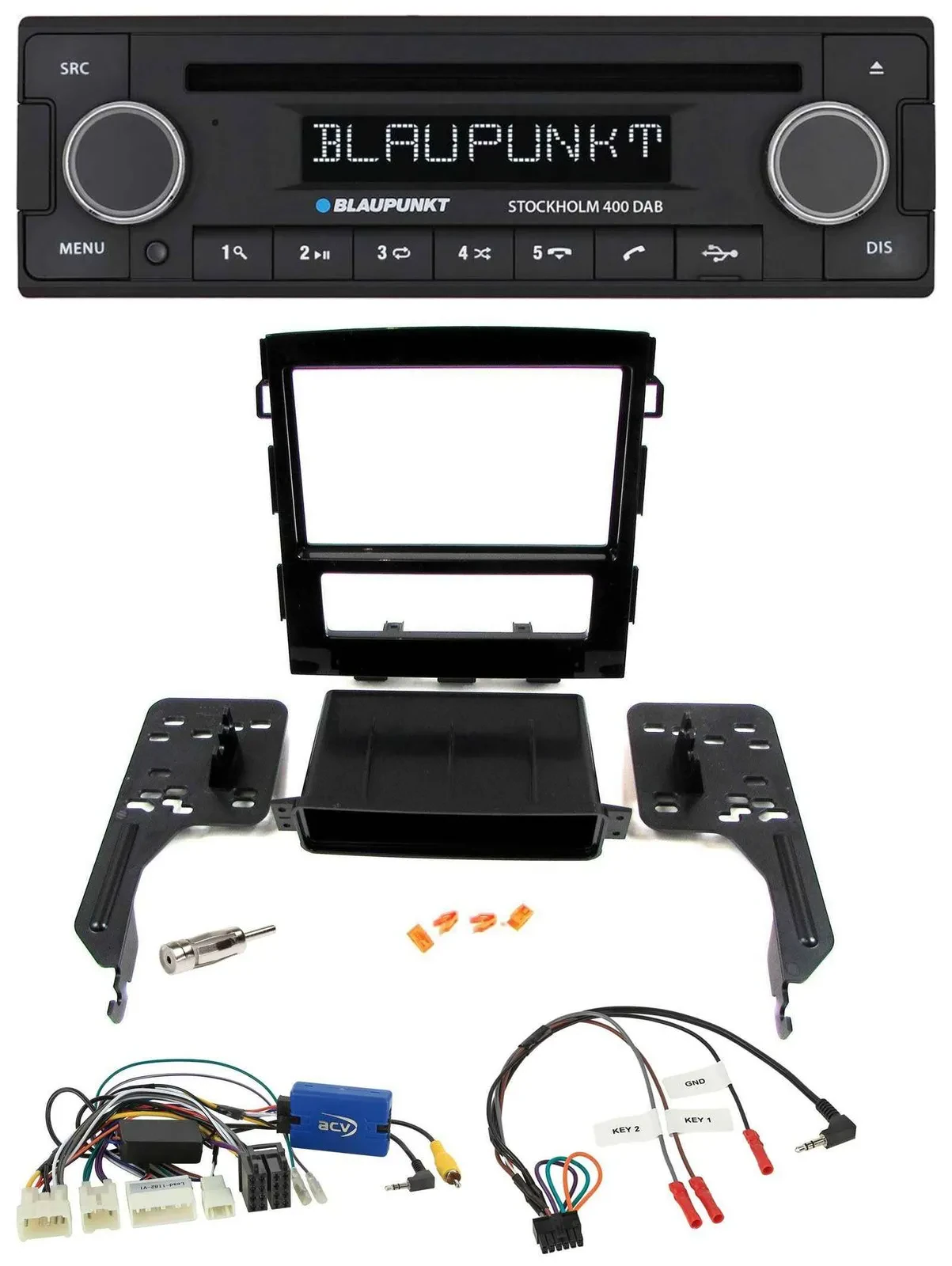 Blaupunkt Lenkrad Bluetooth DAB CD USB Autoradio für Subaru Impreza ab 2018