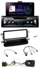 Автомагнитола для Dacia (с 2012) Pioneer USB Bluetooth DAB, цвет чёрный (piano black)