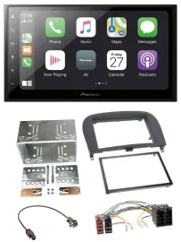 Pioneer MP3 Bluetooth DAB 2DIN USB Autoradio für Mercedes SL-Klasse 2001-2011 R2
