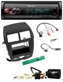 Pioneer Bluetooth USB Lenkrad DAB Autoradio für Mitsubishi ASX 2010-2014
