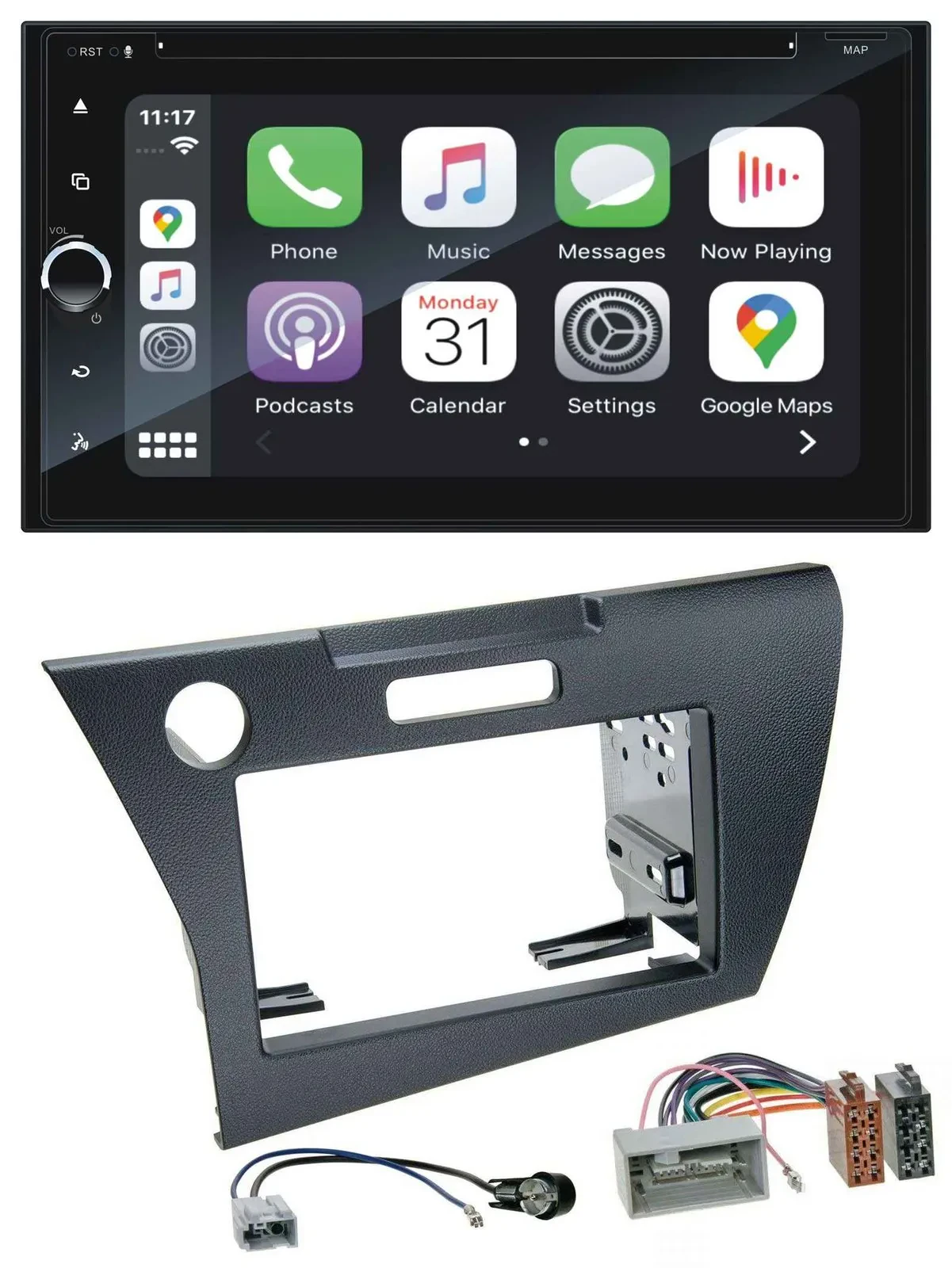 Blaupunkt 2DIN Bluetooth DAB USB DVD MP3 Autoradio für Honda CR-Z (ab 2010)