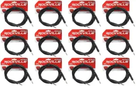 Коммутационный кабель Rockville RCTR110B Black 3 м (12 штук)