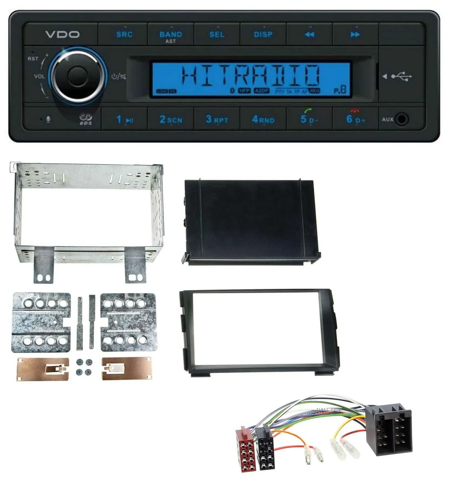 VDO AUX Bluetooth USB MP3 Autoradio für Kia Ceed 09-12 proCeed 11-13