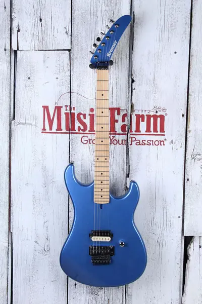 Электрогитара Kramer The 84 Solid Body Seymour Duncan JB Blue Metallic Finish