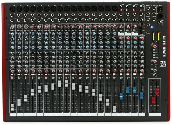 Аналоговый микшер Allen & Heath ZED-24 24-channel Mixer with USB Audio Interface