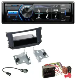 JVC Bluetooth MP3 USB DAB Autoradio für Smart ForTwo (451, 2010-2015)