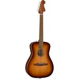 Электроакустическая гитара Fender California Malibu Classic Pau Ferro FB Aged Cognac Burst