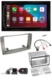 ESX 2DIN DAB USB Lenkrad Bluetooth Autoradio für Lancia Musa 2004-2012