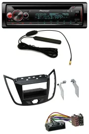 Автомагнитола для Ford C-Max/Kuga Pioneer USB DAB MP3 Bluetooth CD, матовый черный