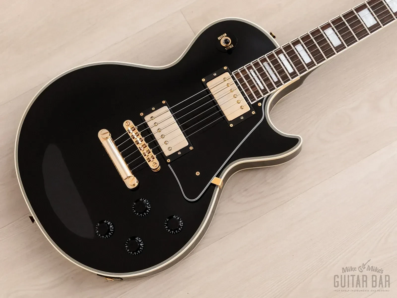 2009 Burny RLC-85 Custom Black Beauty Mahogany Top w/ Hangtags, Japan Fernandes