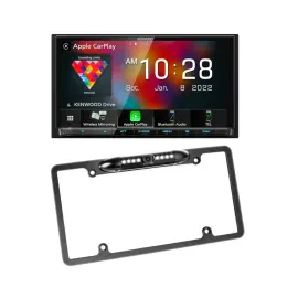 Kenwood DMX9708S 6.95” Double-Din Wireless Receiver + License Plate Camera