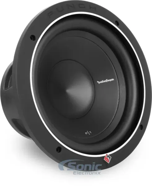 Rockford Fosgate P1S2-10 Punch P1 Series 250W 10" Single 2-Ohm Car Subwoofer