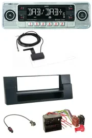 Dietz Bluetooth USB MP3 DAB Autoradio für BMW X5 E53 5er E39 Quadlock Ablagefach